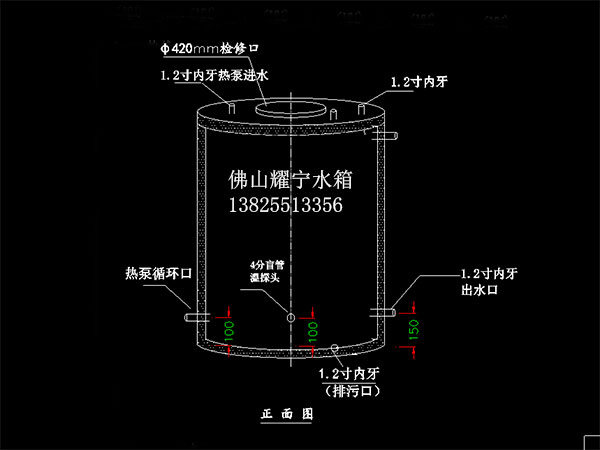 不銹鋼水塔水箱怎么區(qū)分出水跟進水口